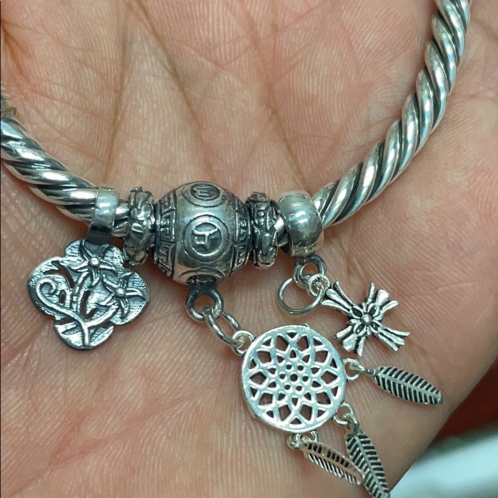 999 silver bangle - Picture 4 of 6